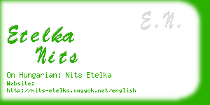 etelka nits business card